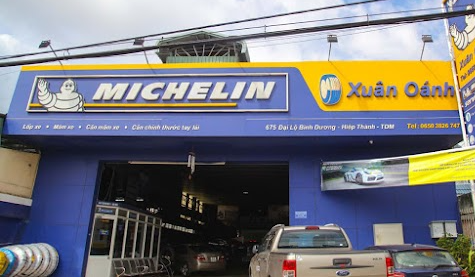 Bình Dương: Đại lí lốp - Michelin Car Service - Xuân Oánh - Thủ Dầu Một